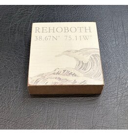 REHOBOTH WAVE BLOCK SIGN