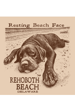 HIGH RANGE DESIGNS RESTING BEACH FACE LS TEE