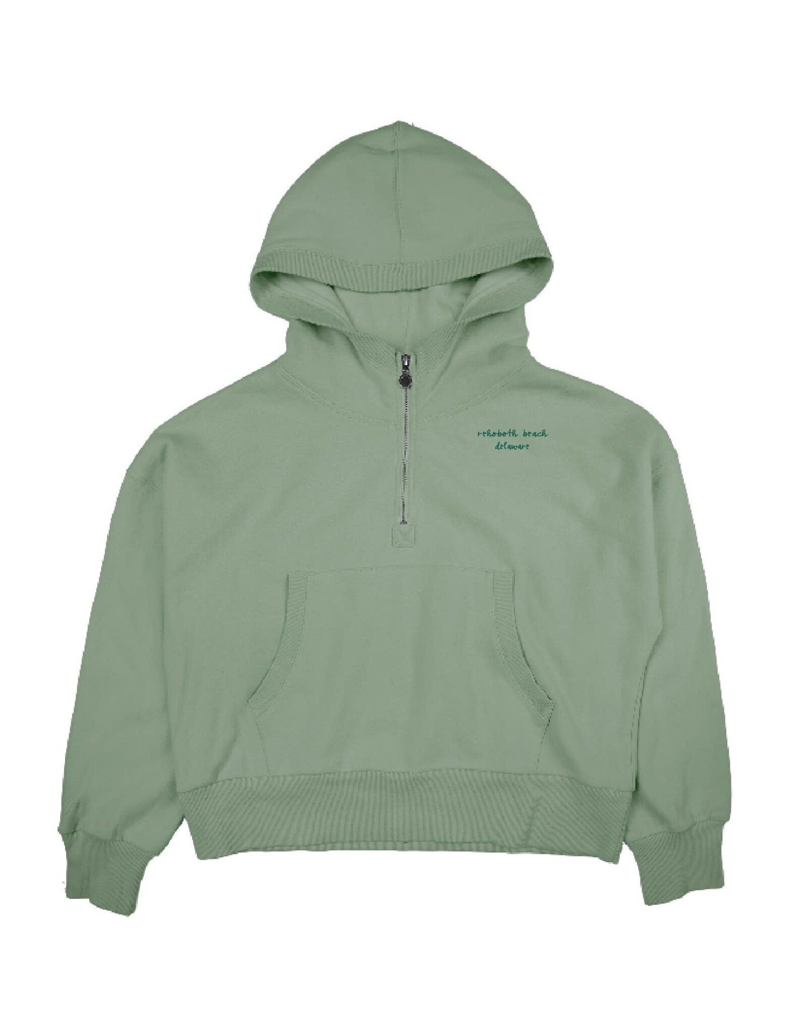 BLUE 84 WOMENS VERACRUZ SOFT 1/2 ZIP HOOD