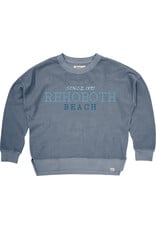 BLUE 84 REVERSE TERRY EMBROIDERED CREWNECK