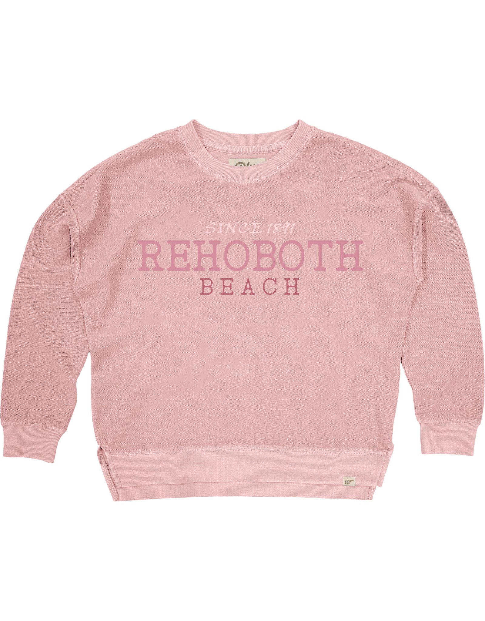 BLUE 84 REVERSE TERRY EMBROIDERED CREWNECK