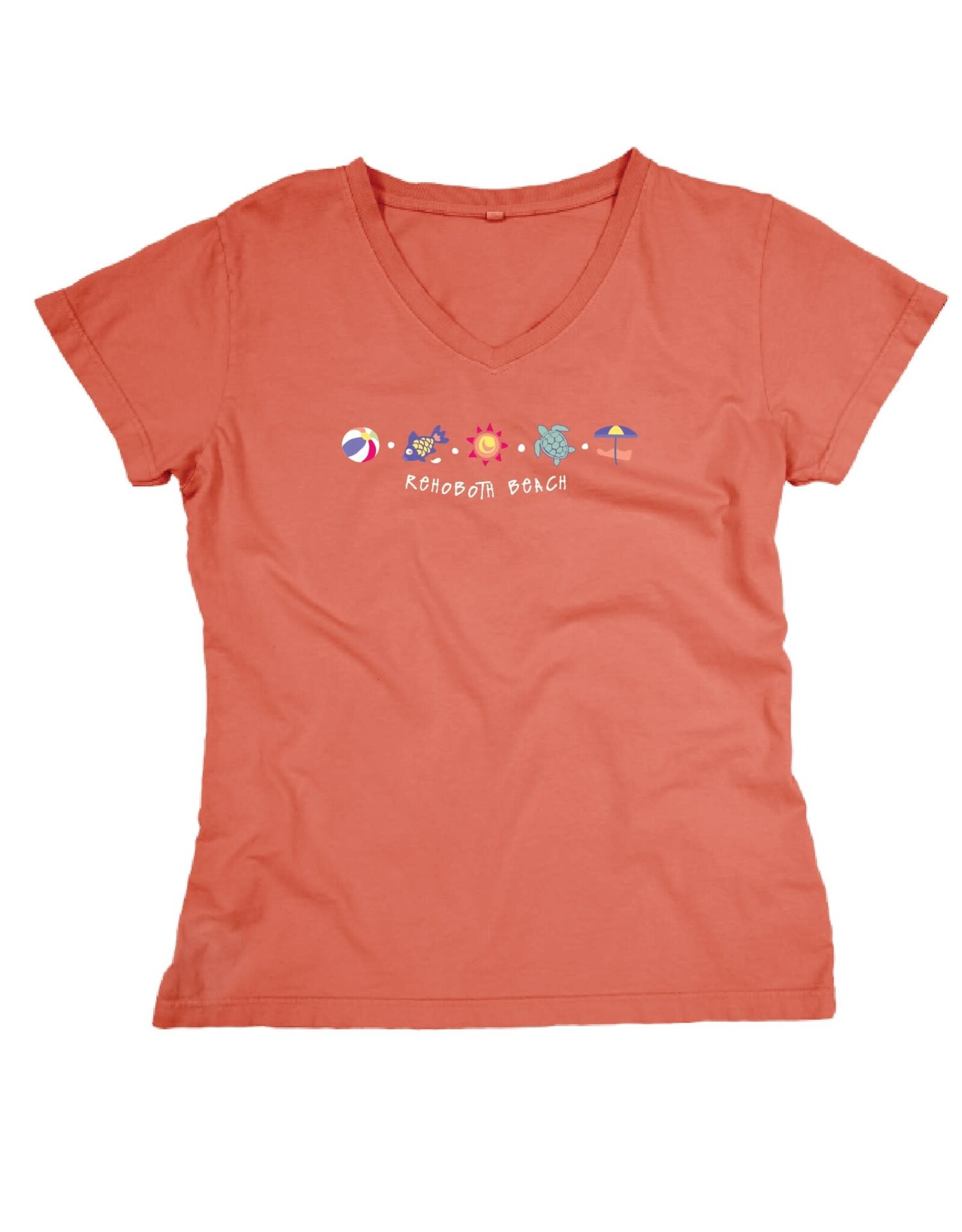 BLUE 84 WOMENS BOONDOGGLE EMB VNECK TEE