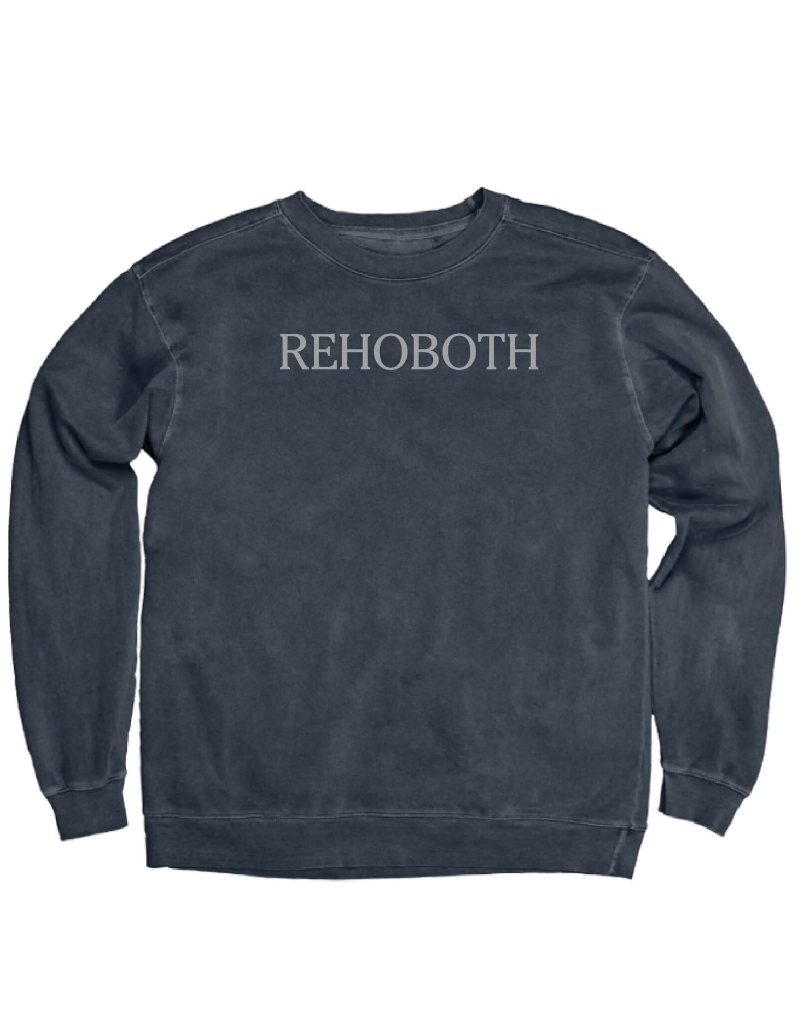 BLUE 84 TONAL SIMPLE EMBROIDERED CREWNECK