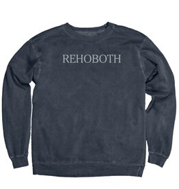 BLUE 84 TONAL SIMPLE EMBROIDERED CREWNECK