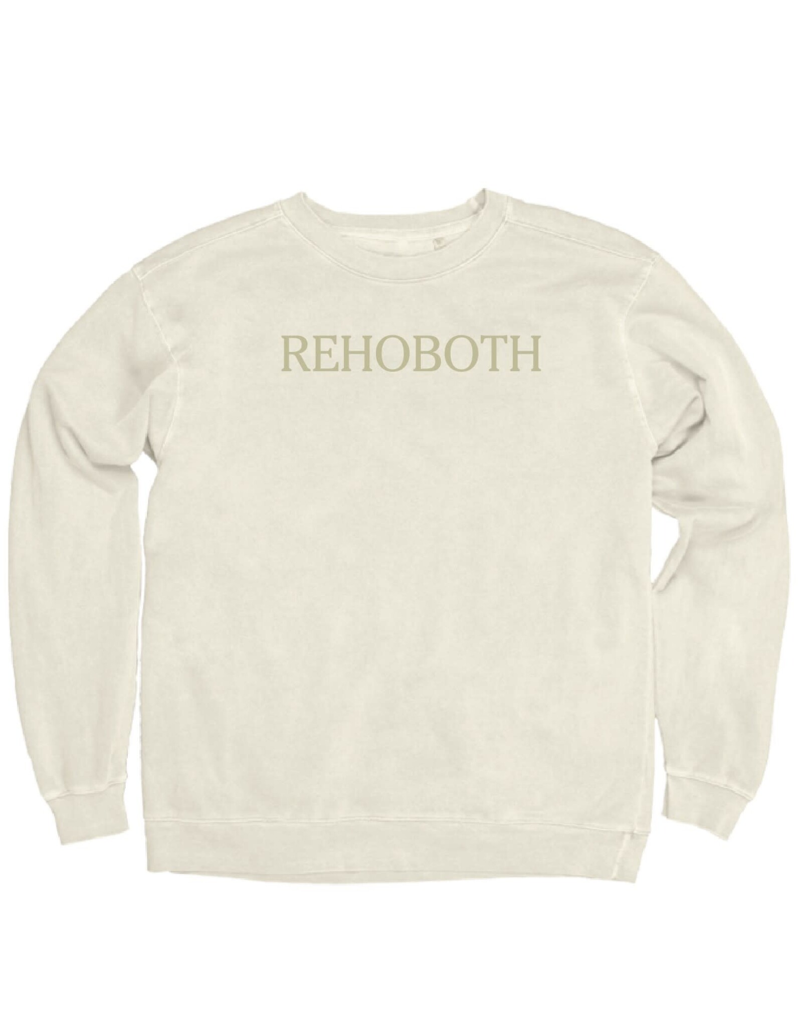 BLUE 84 TONAL SIMPLE EMBROIDERED CREWNECK