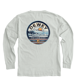 BLUE 84 DEWEY DIVINATION WAVES LS TEE
