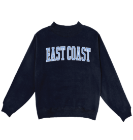 BLUE 84 BERKY APPLIQUE MOCK NECK