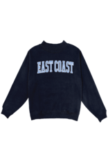 BLUE 84 BERKY APPLIQUE MOCKNECK