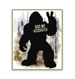 SCENIC ROUTE NOVELTY STICKER KISS MY ASSQUATCH