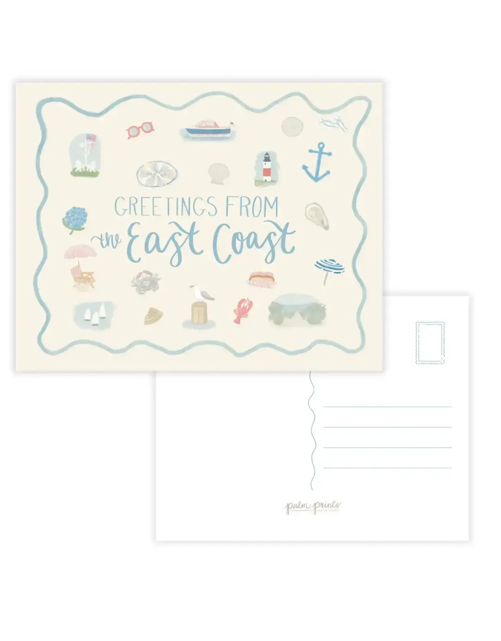 ONDERKAST POSTCARD EAST COAST