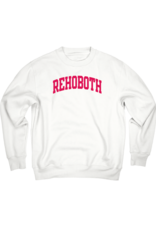 BLUE 84 ARCADE FONT APPLIQUE CREWNECK