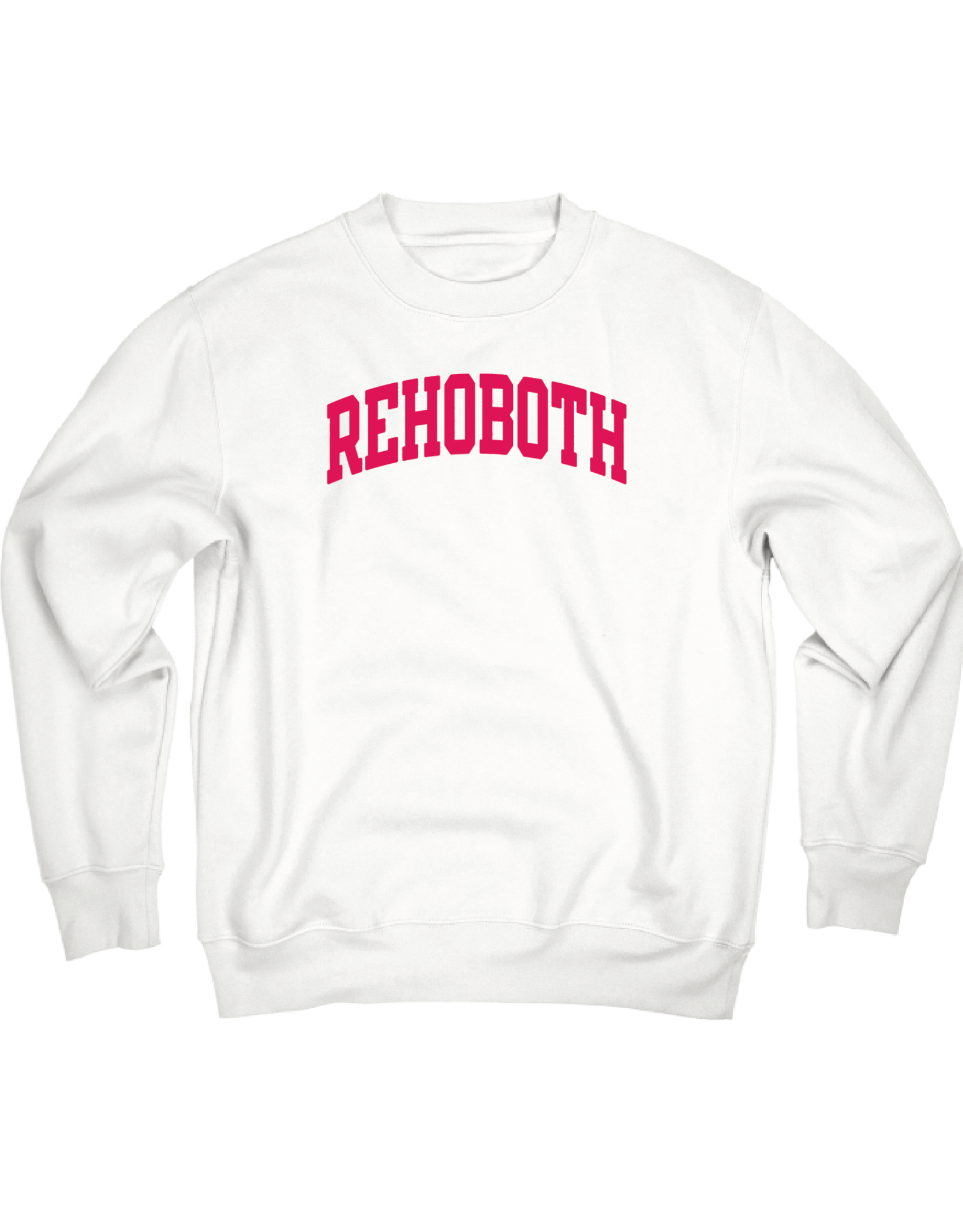 BLUE 84 ARCADE FONT APPLIQUE CREWNECK