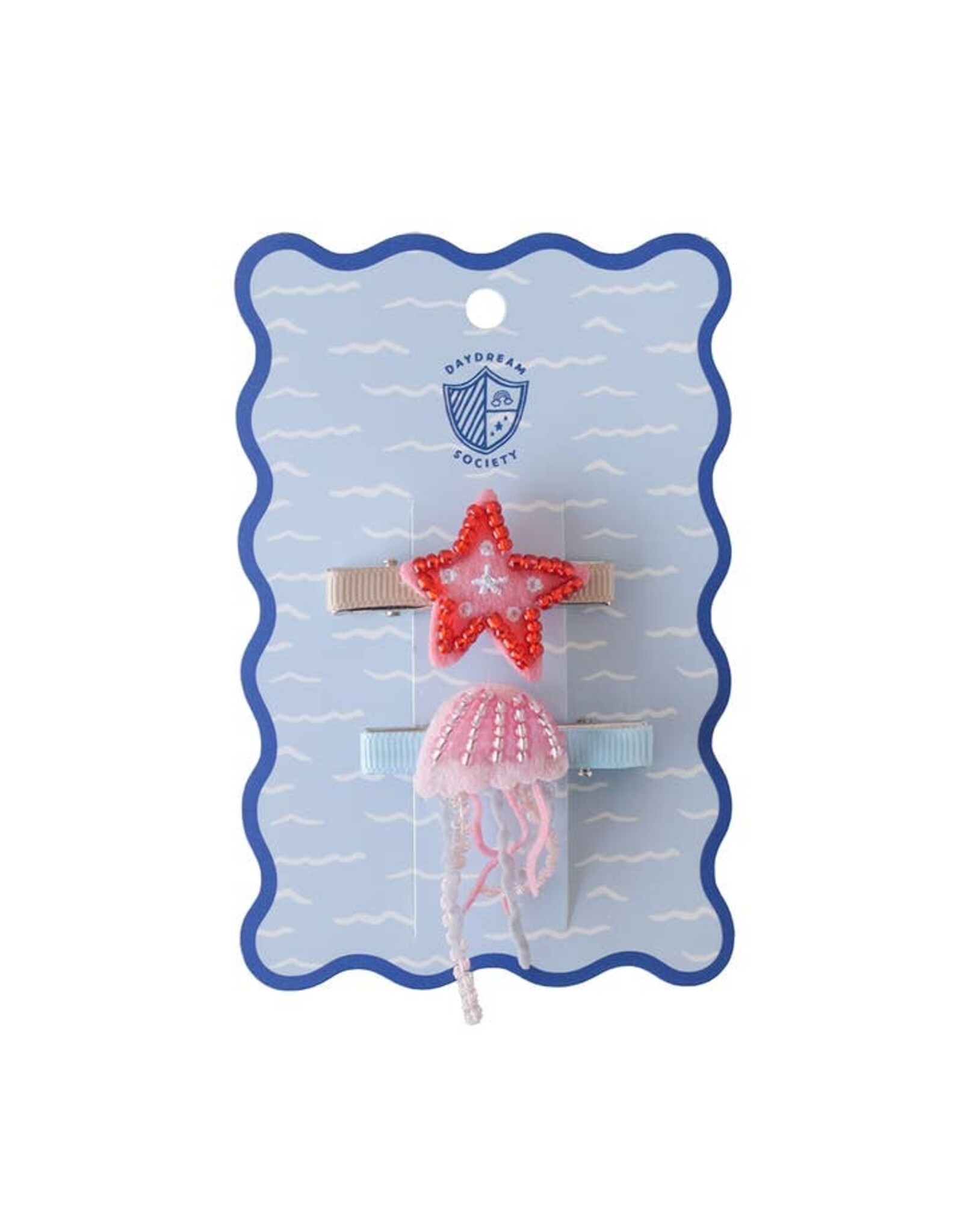PRIMITIVES BY KATHY SEA CREATURE BEADED HAIR CLIPS