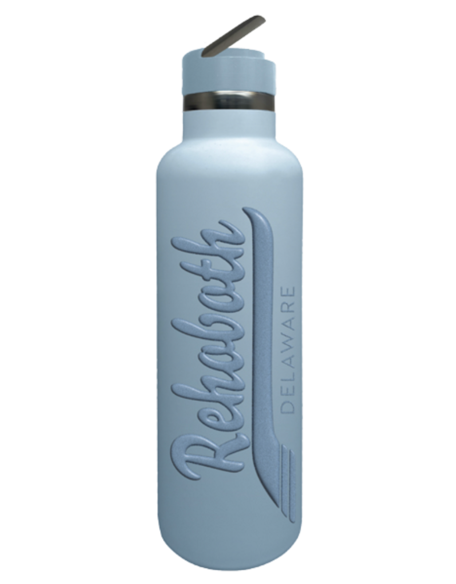 LEGEND WATER BOTTLE TONAL SCRIPT BLUE HYDRANGEA