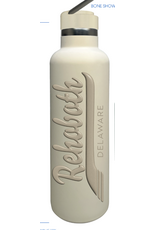 LEGEND WATER BOTTLE TONAL SCRIPT BONE