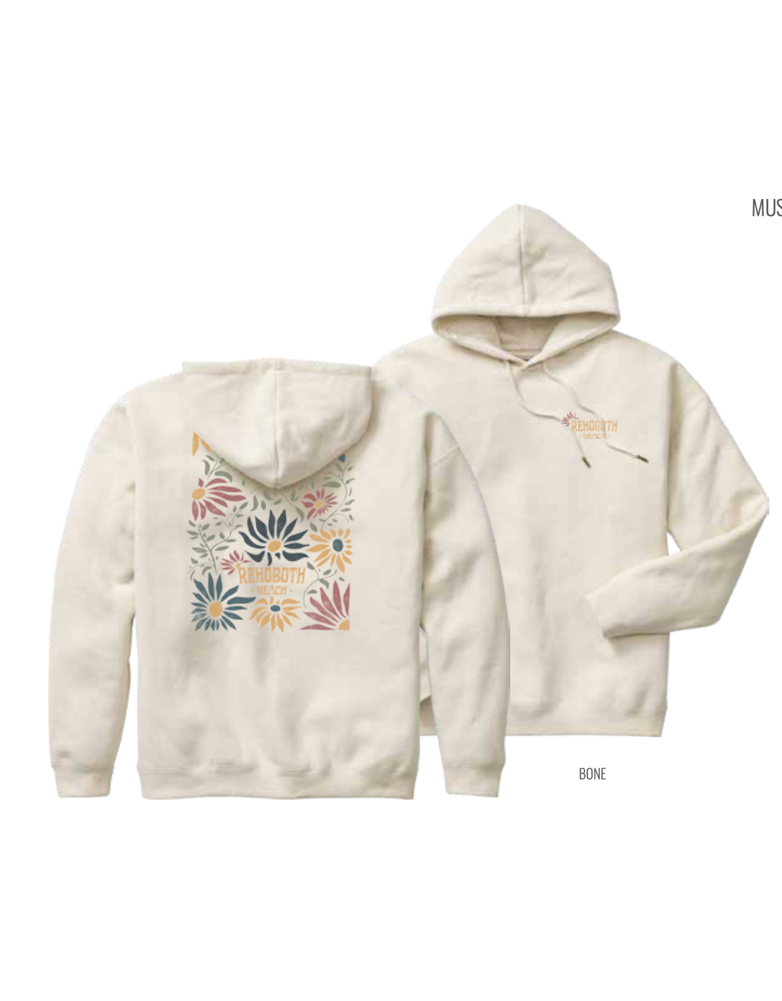 TECHSTYLES ILLUMINATION FLORAL RELAXED HOODIE