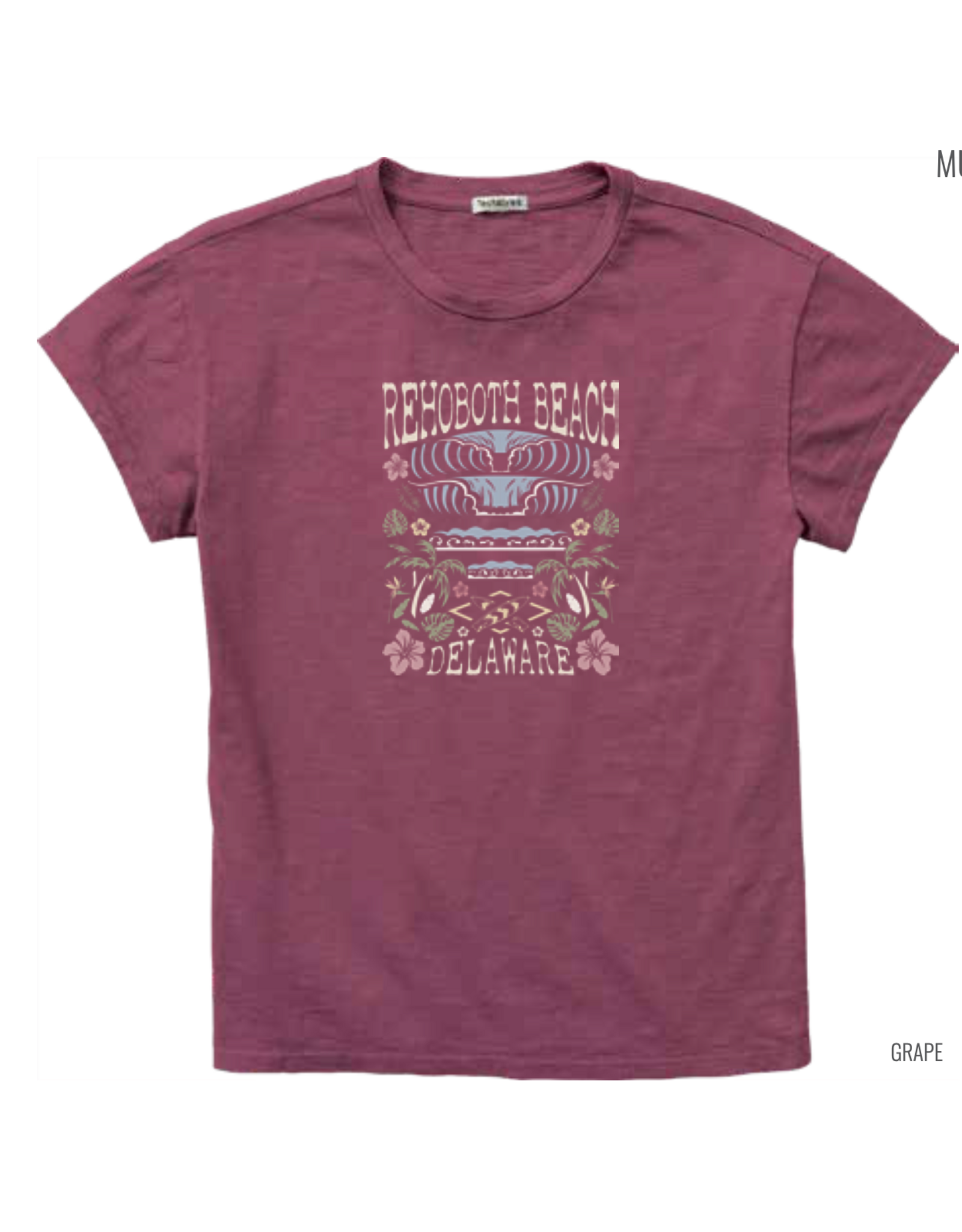 TECHSTYLES PIGMENT DYED EAT YOU UP FERN SS TEE