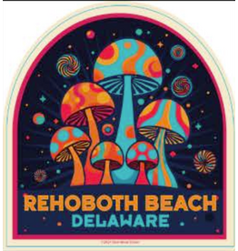 STEAMBOAT STICKERS BEACH STICKER MUSHROOM GALAXY