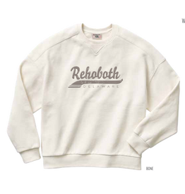 TECHSTYLES TONAL SCRIPT RELAXED CREWNECK