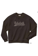 TECHSTYLES TONAL SCRIPT RELAXED CREWNECK