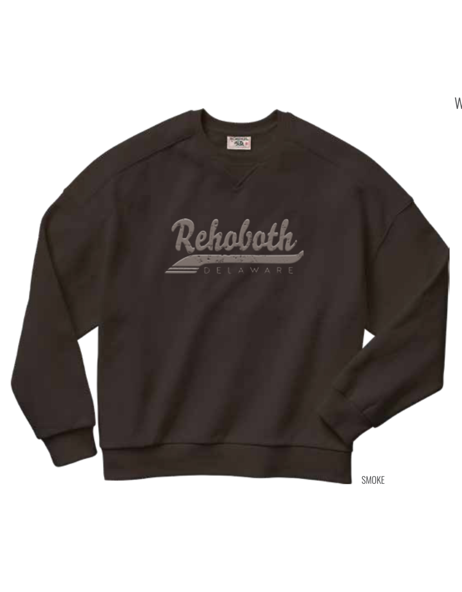 TECHSTYLES TONAL SCRIPT RELAXED CREWNECK