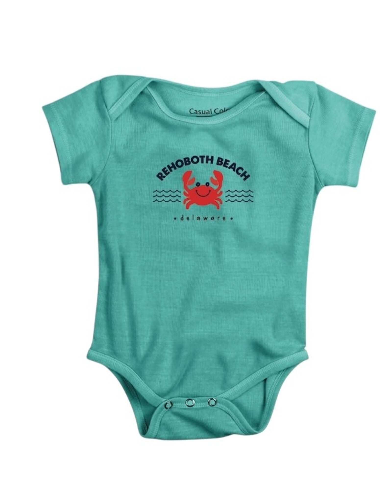 CASUAL COLORS HAPPY CRAB ONESIE