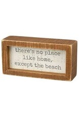 PRIMITIVES BY KATHY BEACH LOVER BLOCK SIGNS NO PLACE LIKE HOME EXCEPT THE BEACH