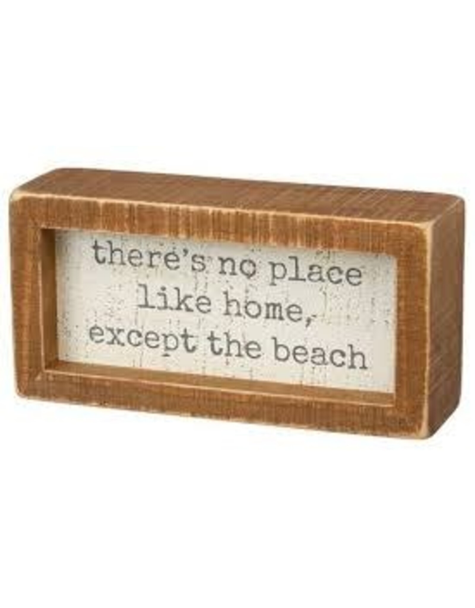 PRIMITIVES BY KATHY BEACH LOVER BLOCK SIGNS NO PLACE LIKE HOME EXCEPT THE BEACH