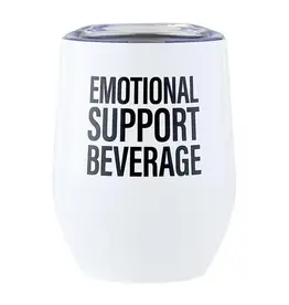 PRIMITIVES BY KATHY ATTITUDE WINE TUMBLER EMOTIONAL SUPPORT BEVERAGE - 12OZ
