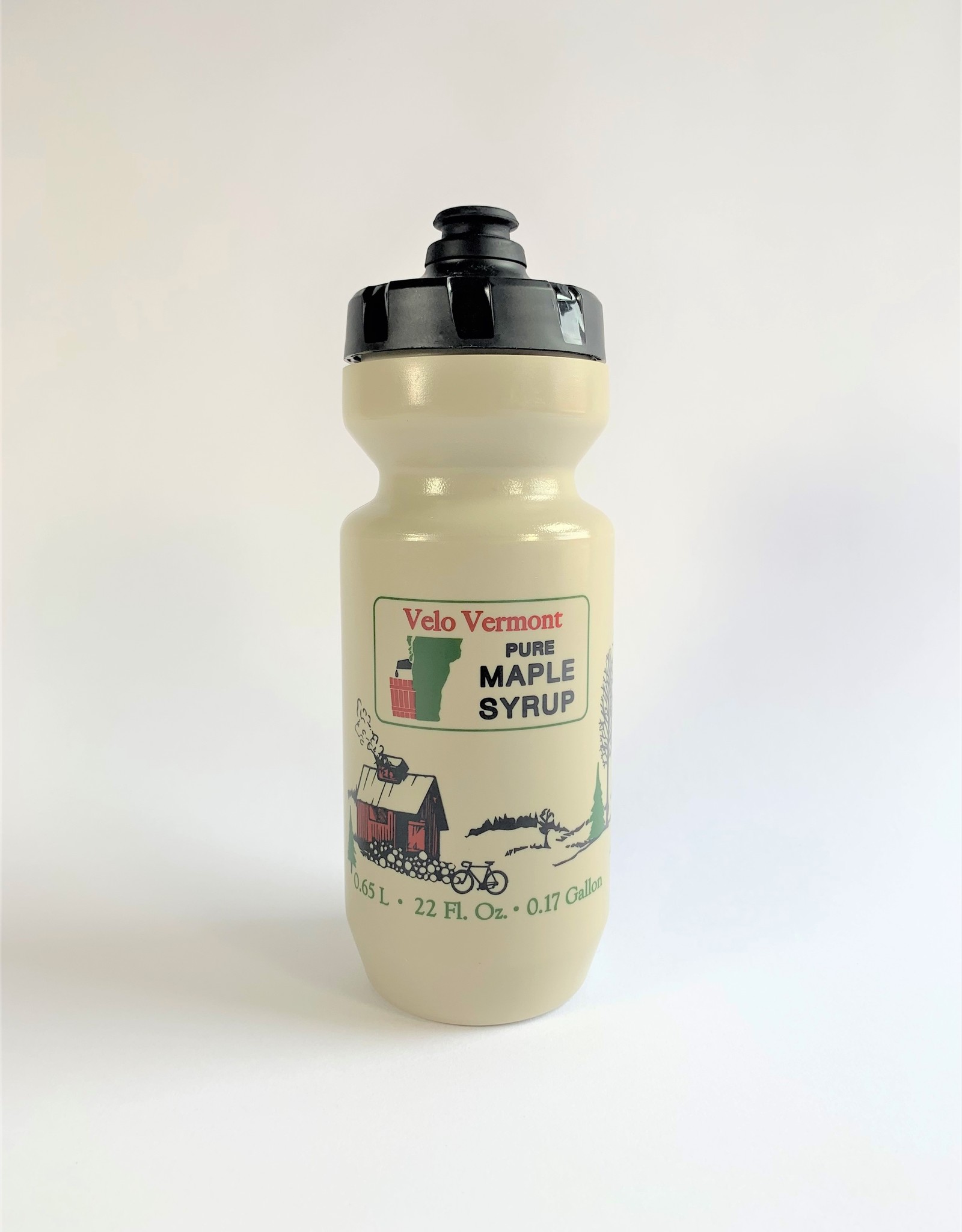 Velo Vermont Maple Syrup Velo Vermont VT Bike Water Bottle 22oz