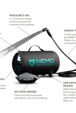 Nemo Equipment Nemo Helio Pressure Shower (Dark Verglas)