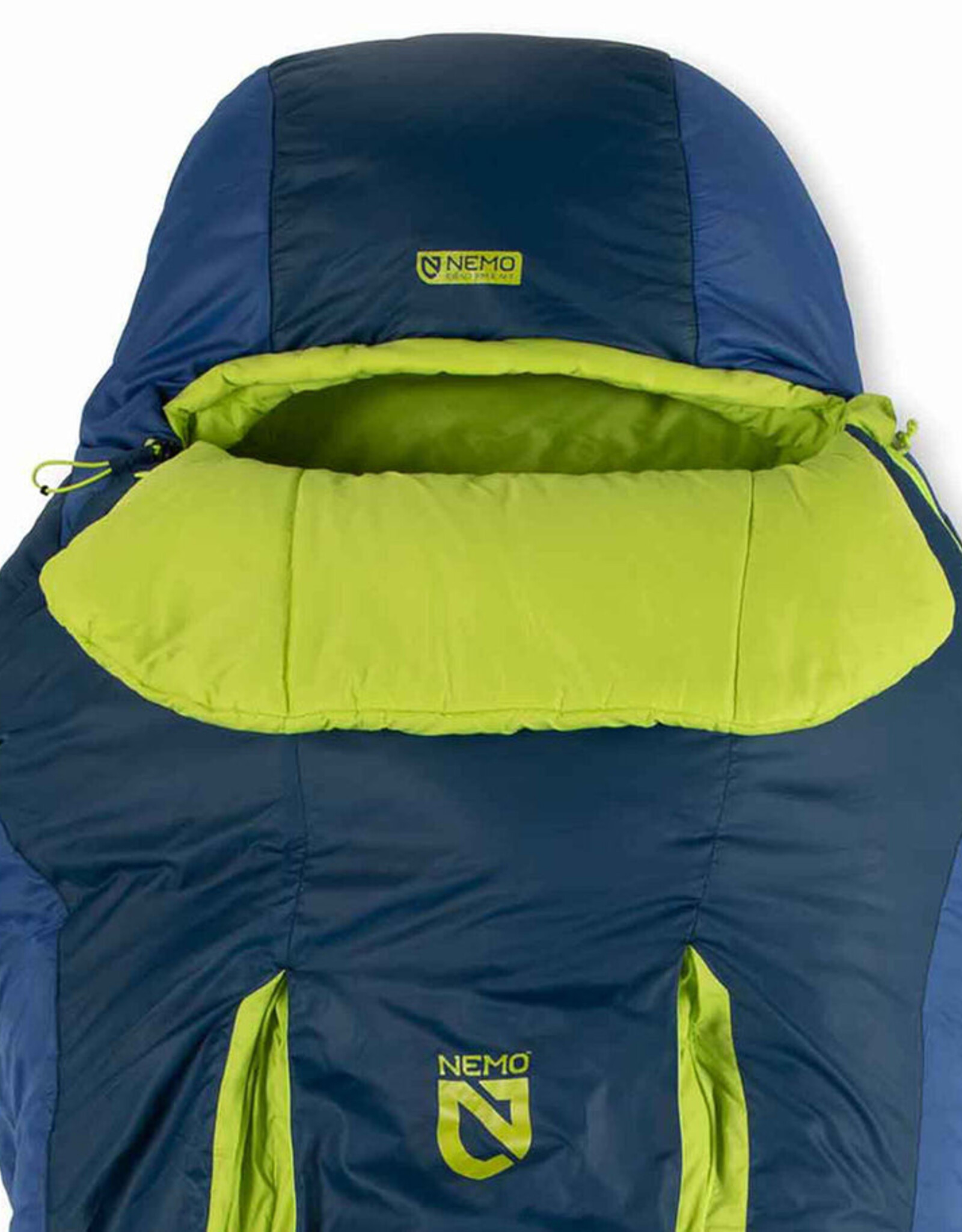 Nemo Forte Mens 20 Sleeping Bag Long (Glow/Abyss) Onion River Outdoors