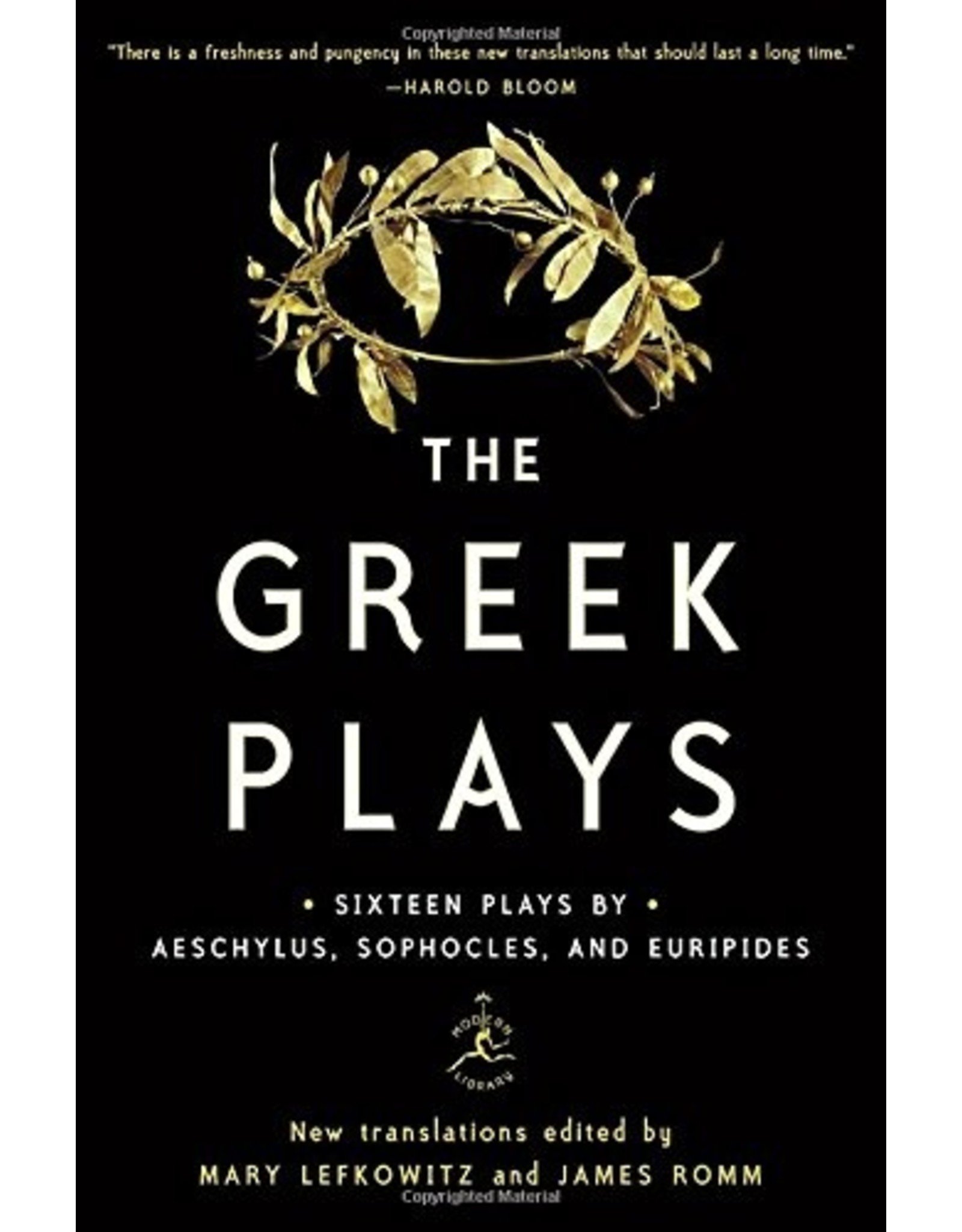 Textbook Greek Plays: Sixteen Plays by Aeschylus, Sophocles, and Euripides