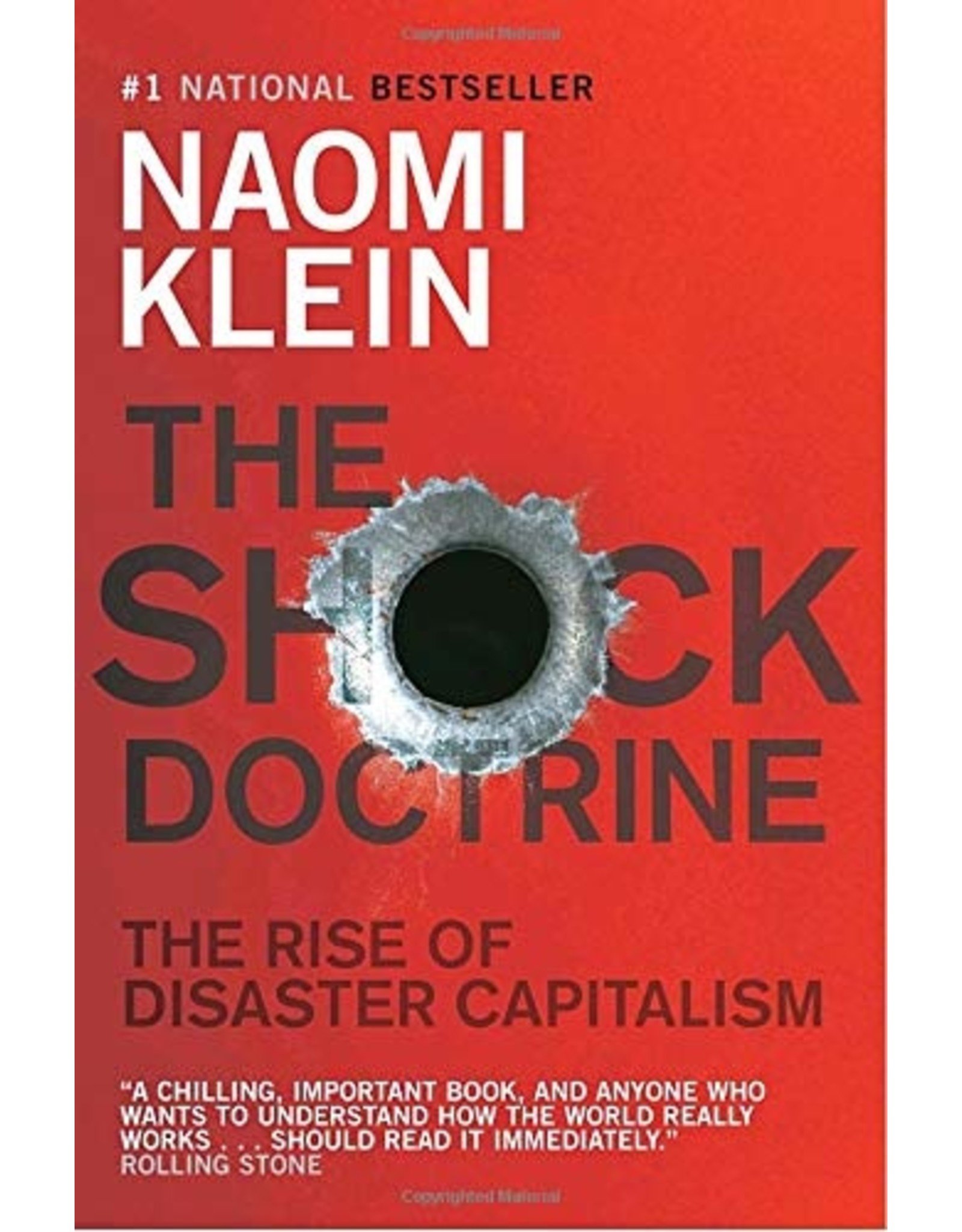 Literature The Shock Doctrine: The Rise of Disaster Capitalism