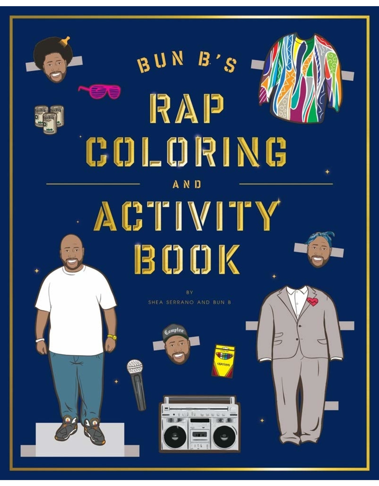 Literature Bun B's Rapper Coloring and Activity Book