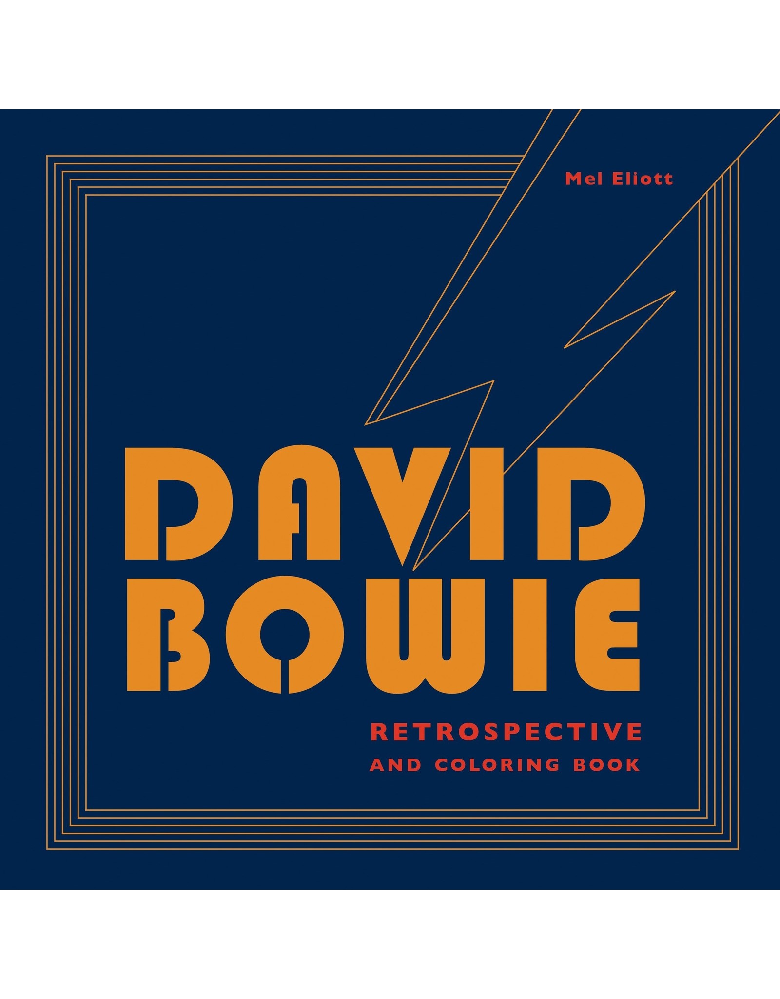 Literature David Bowie Retrospective and Coloring Book