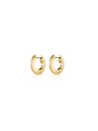 Toni Hinged Hoop Earrings Gold