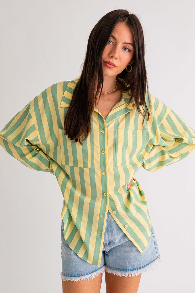 The Denim Bar Limoncello Button Up