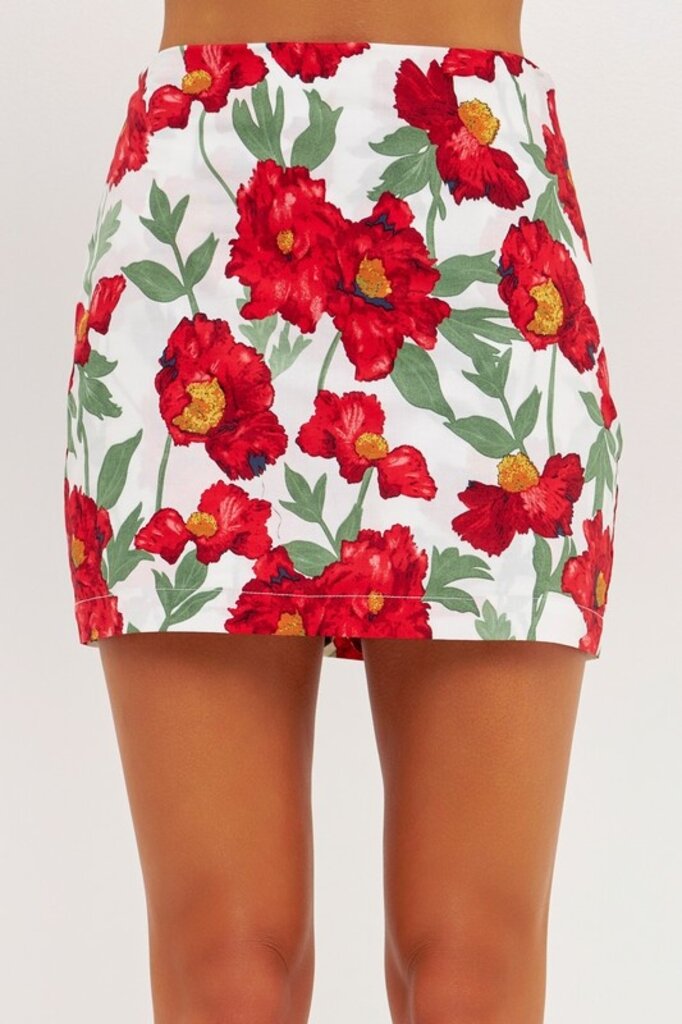 2.7 August Apparel Juliette Mini Skort