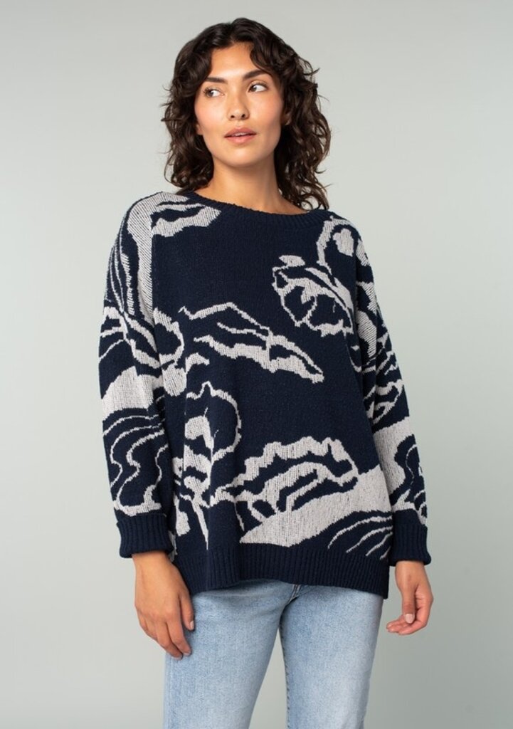 The Denim Bar Winter Bloom Sweater