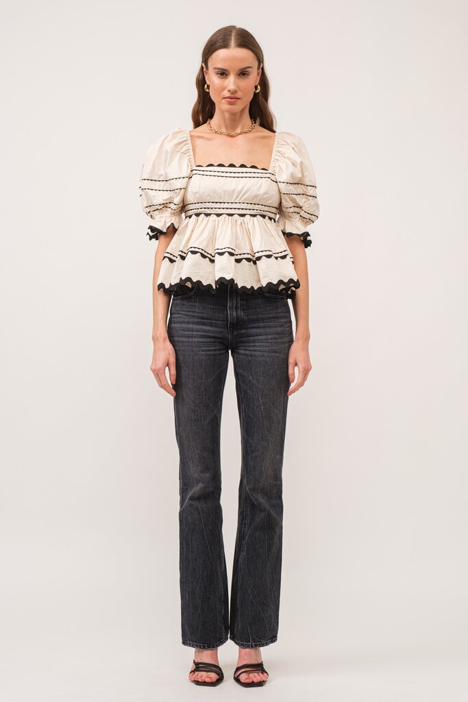 The Denim Bar Jeanie Blouse