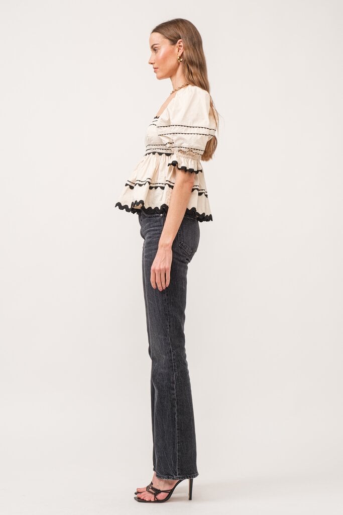 The Denim Bar Jeanie Blouse