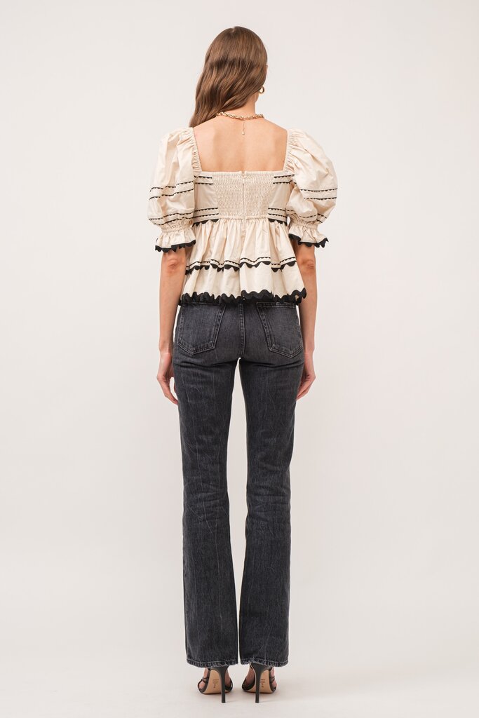 The Denim Bar Jeanie Blouse