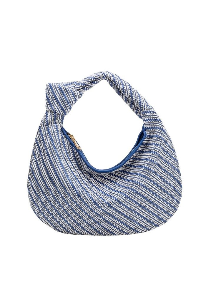Melie Bianco Cher Raffia Shoulder Bag