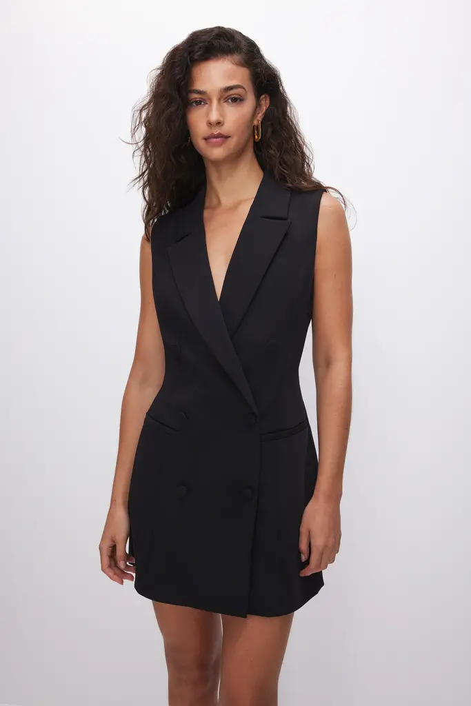 Good American Luxe Suiting Mini Dress