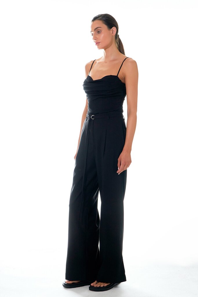 The Denim Bar Lola Pleated Pants