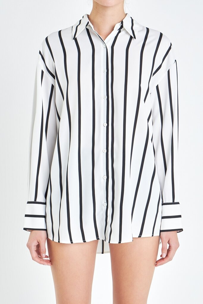 The Denim Bar Leena Stripe Shirt