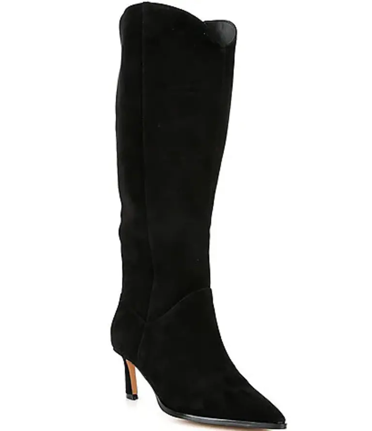 Leyna Suede Boots The Denim Bar