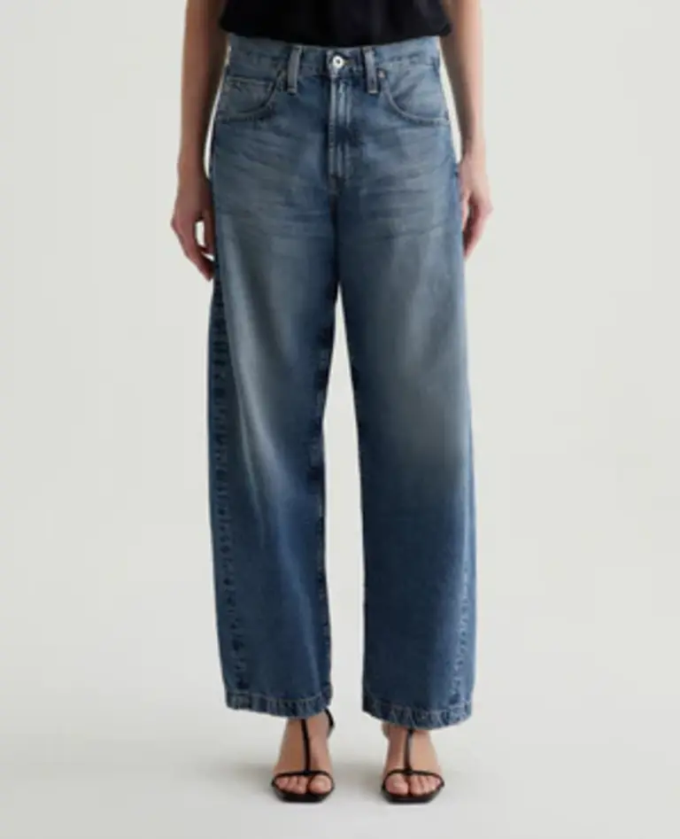 AG Jeans Hattie High-Rise Barrel