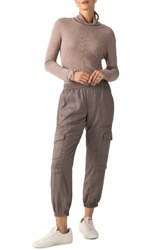 Sanctuary Seamed Mock Neck